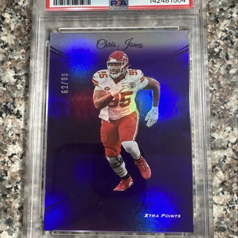 2024 Prestige Chris Jones Purple Premium Xtra Points /99 PSA 10 GEM MT Chiefs SP